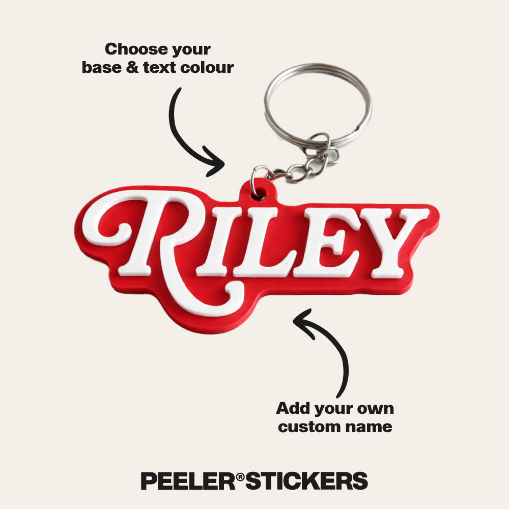 custom keychain add personalised text