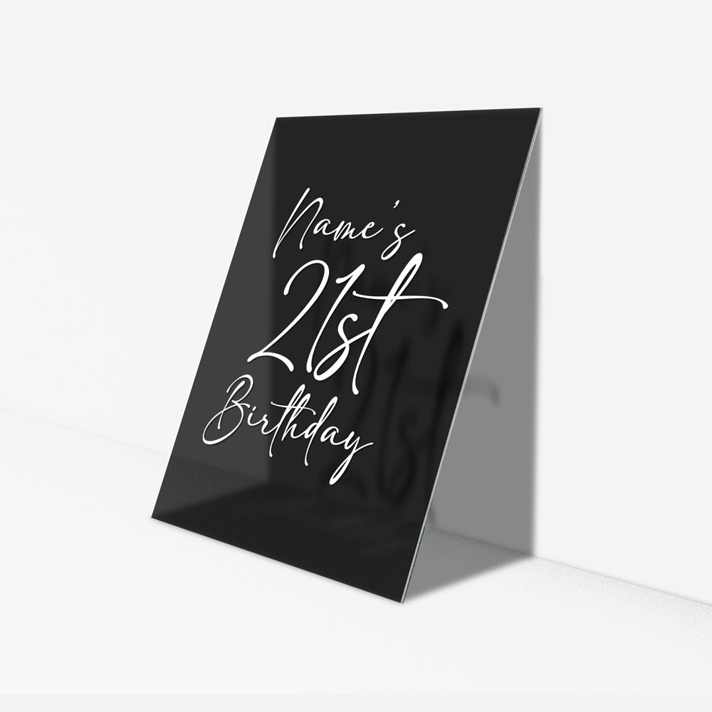 Personalised Birthday Decal | Name + Year (Decal Only)