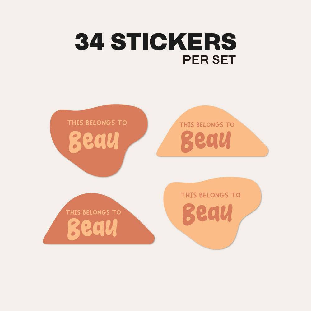 Personalised Daycare Labels for Kids – Name Stickers