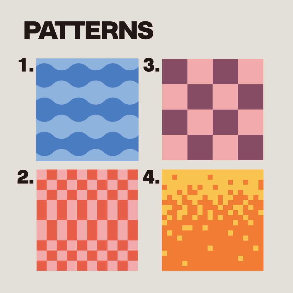 Custom Kid Face Stickers with Cute Pattern Background