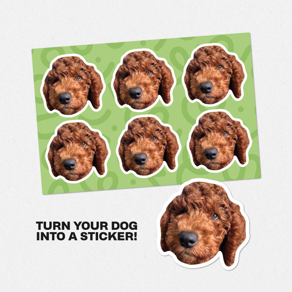 Custom Dog Sticker Sheet