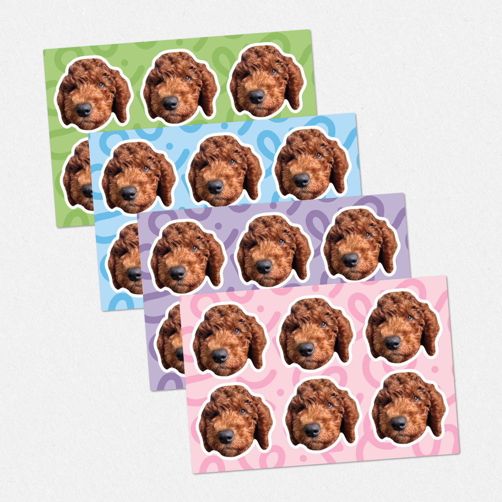 Custom Dog Sticker Sheet