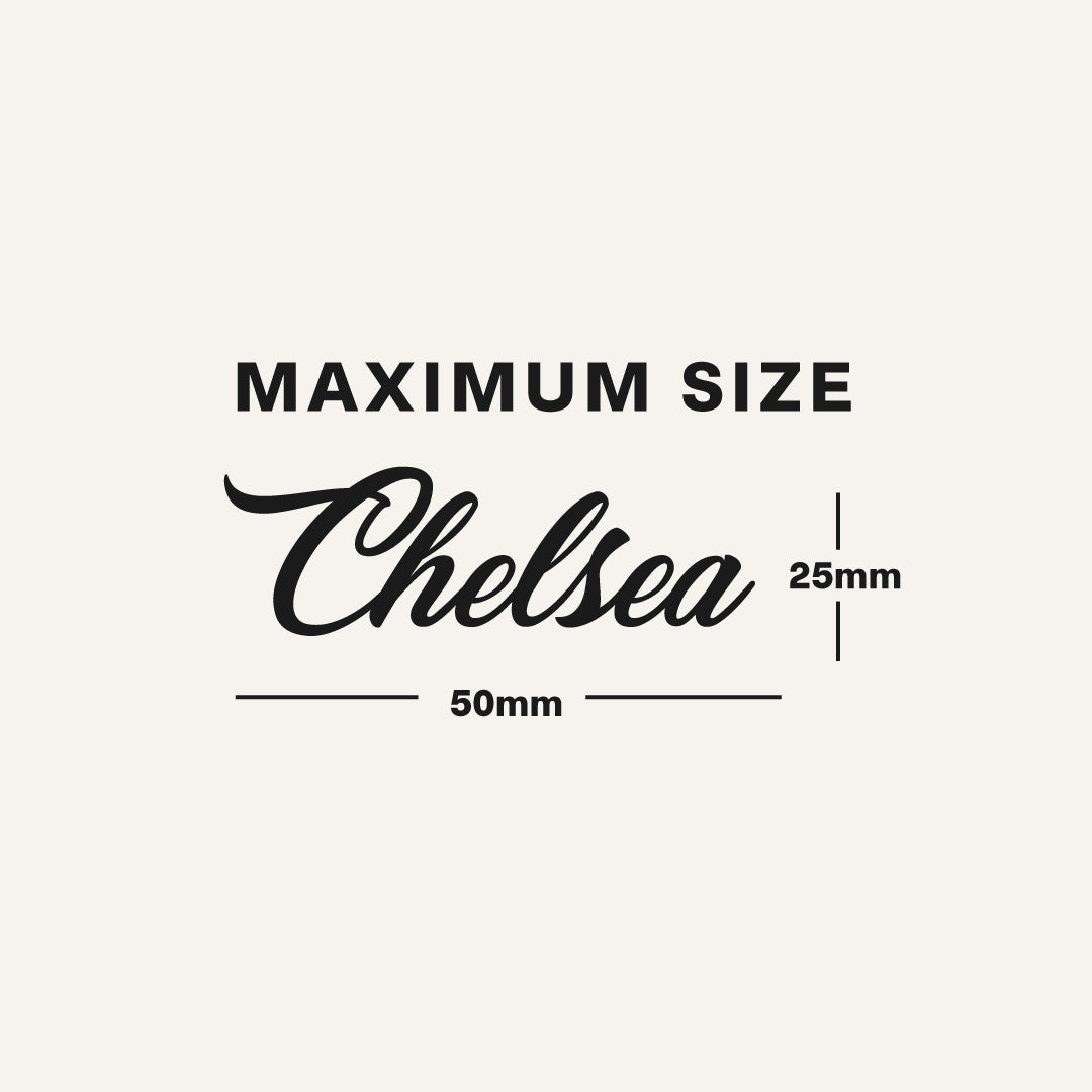 PERSONALISED Cup Sticker - Custom Text Decal