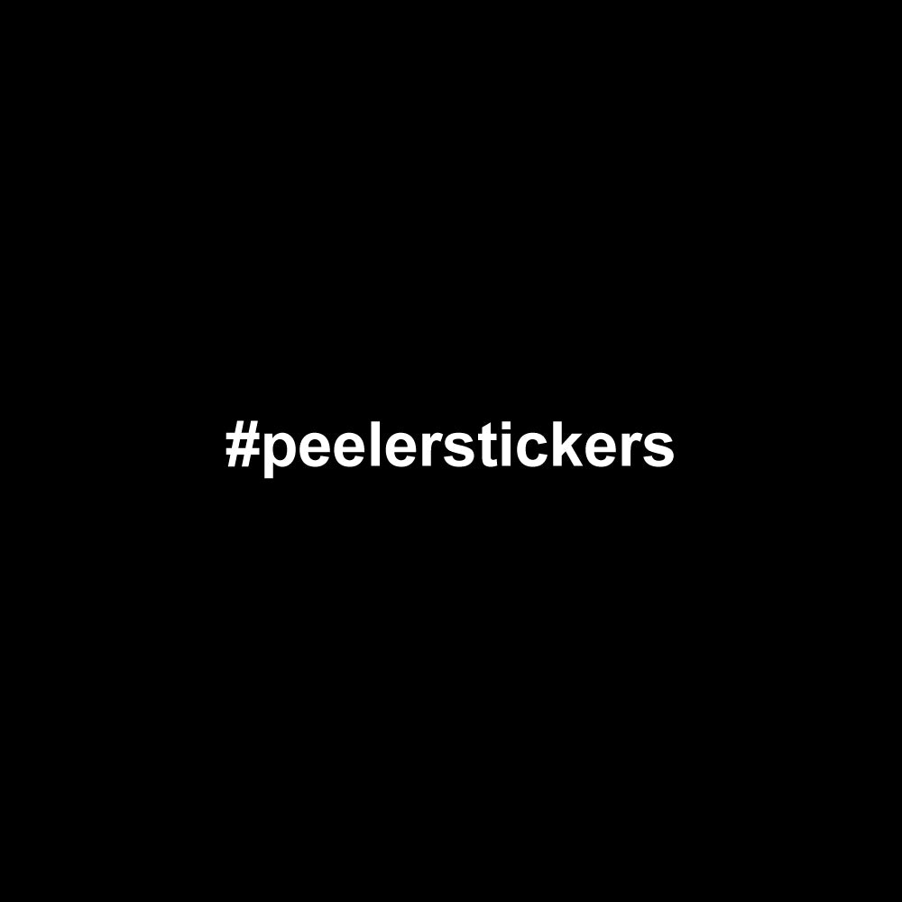 PERSONALISED HASHTAG Decal Sticker