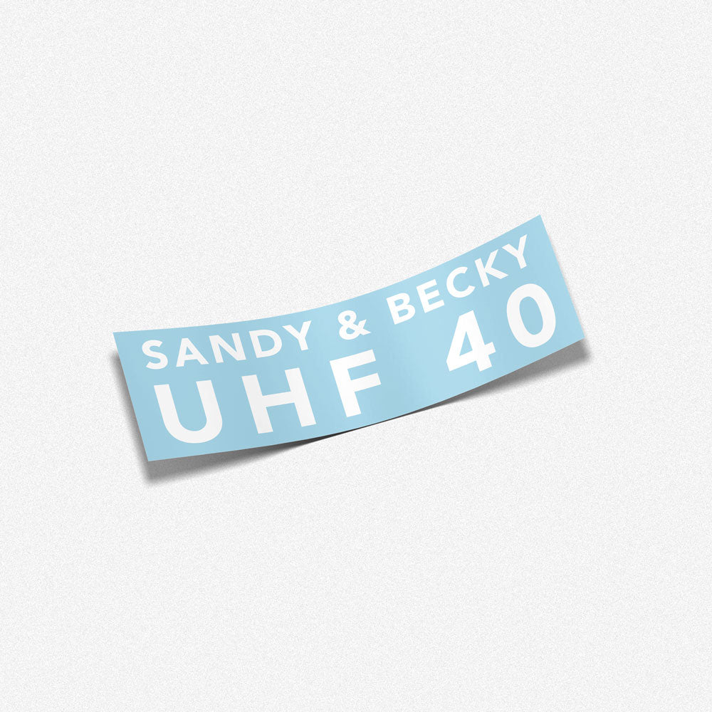 Custom UHF Decals for Caravans