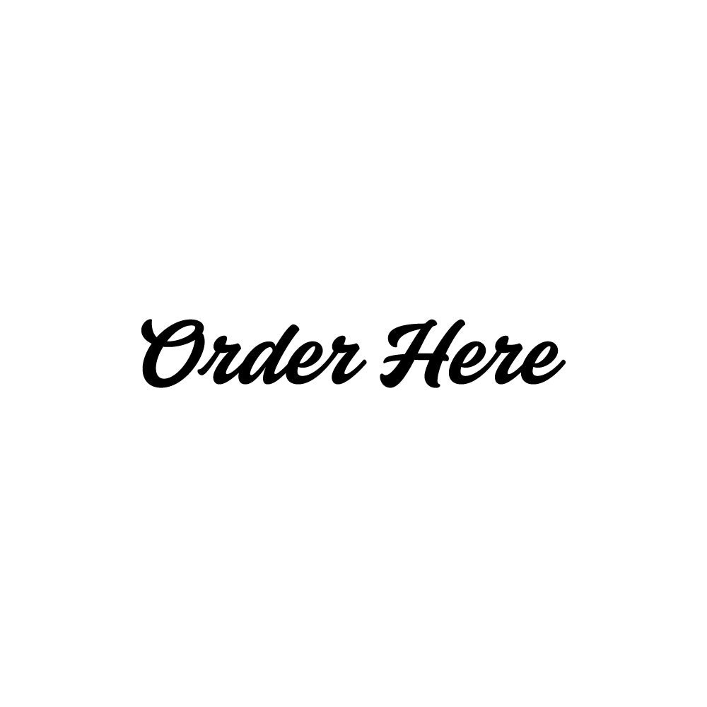 Order Here Sticker - Wall Decal