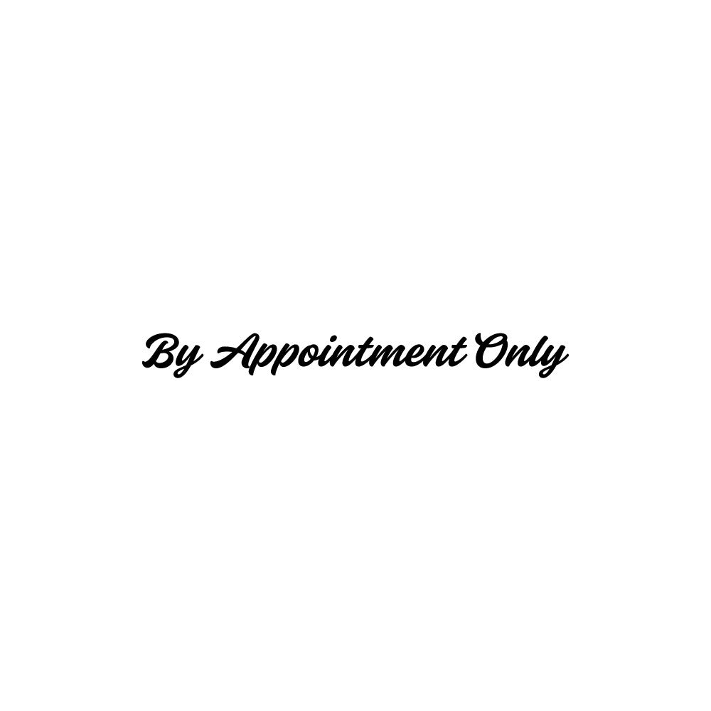 By Appointment Only Decal