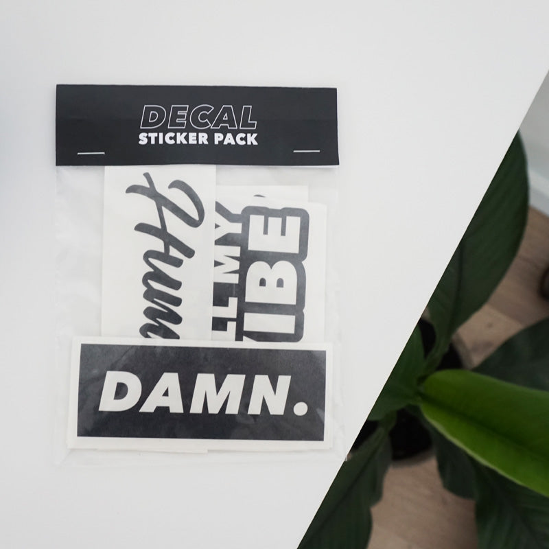 BE HUMBLE Decal Sticker Pack - 5 Vinyl Stickers Included!