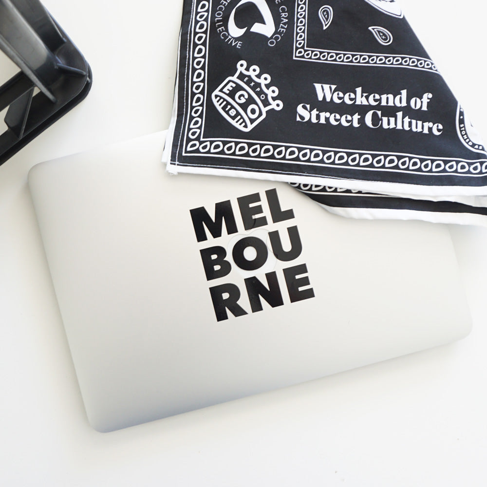 MELBOURNE Decal Sticker