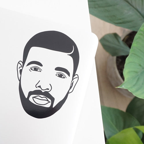 DRAKE FACE Decal Sticker
