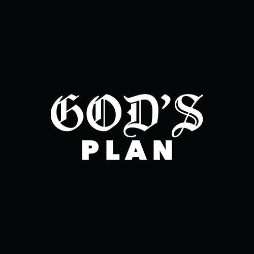 GOD'S PLAN Decal Sticker