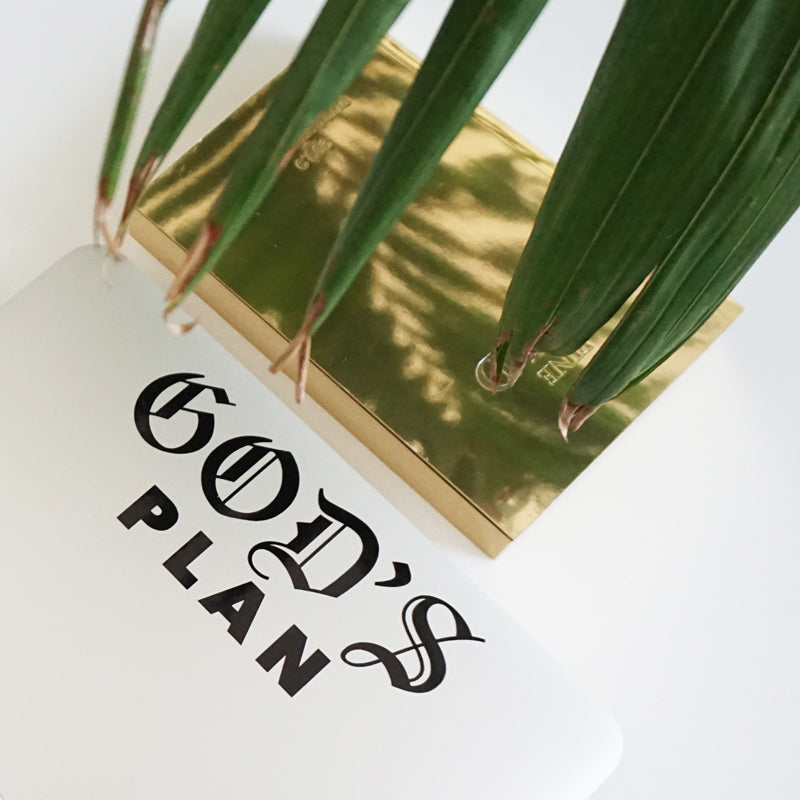 GOD'S PLAN Decal Sticker