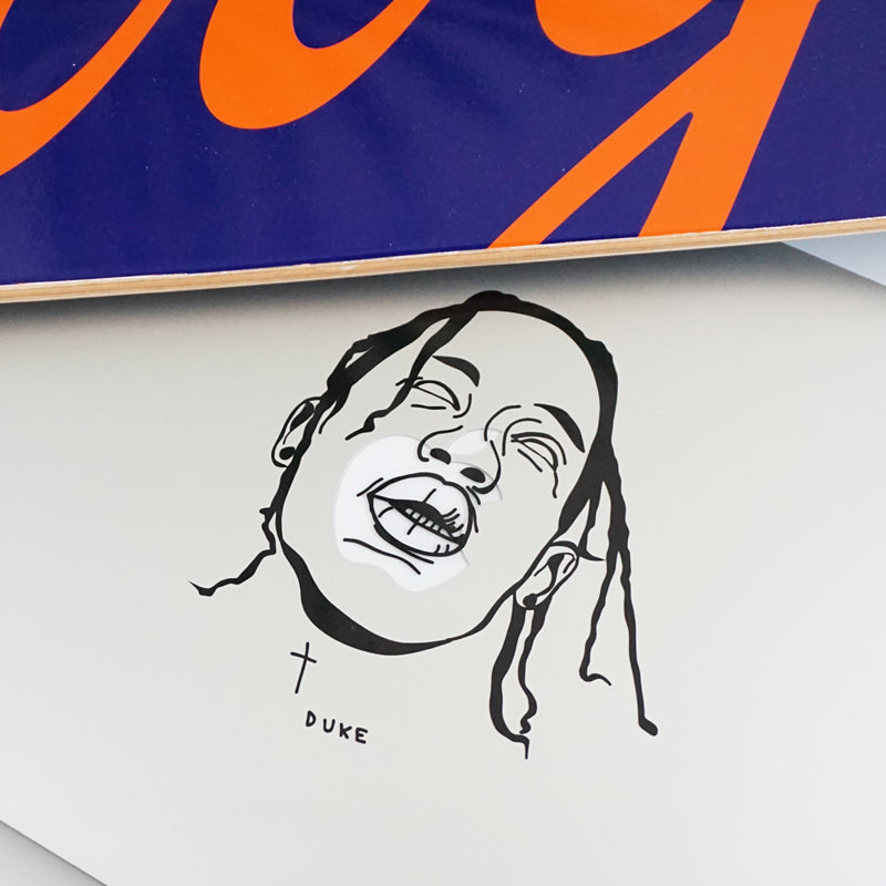 TRAVIS SCOTT FACE Decal Sticker