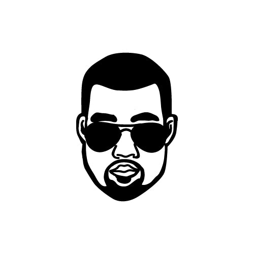 YE! FACE Decal Sticker