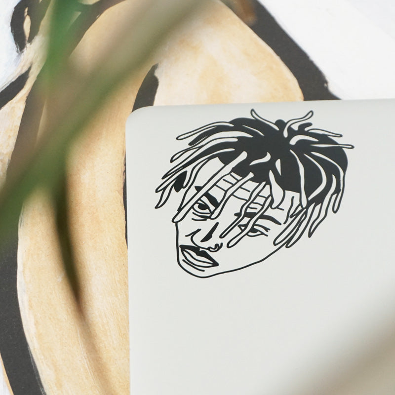 JUICE WRLD FACE Decal Sticker