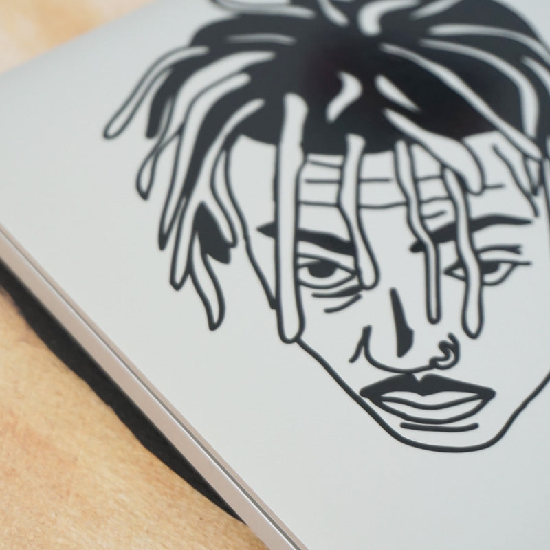 JUICE WRLD FACE Decal Sticker