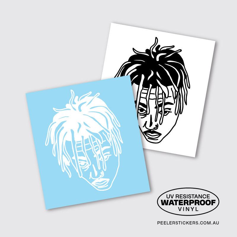 JUICE WRLD FACE Decal Sticker