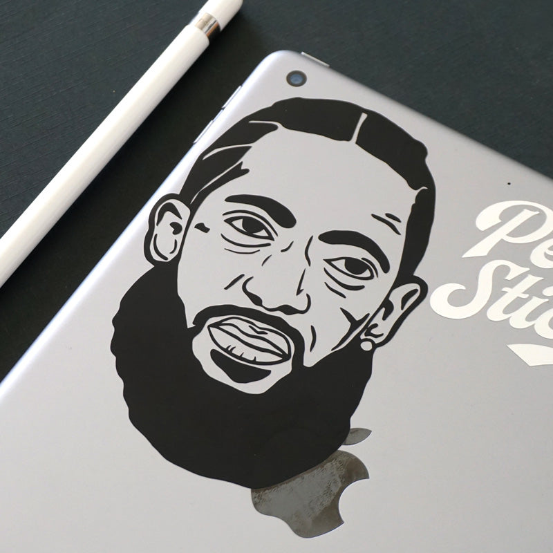 NIPSEY FACE Decal Sticker