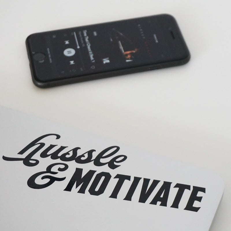 HUSSLE & MOTIVATE Decal Sticker