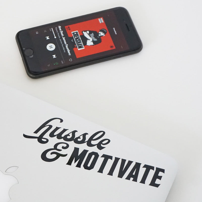 HUSSLE & MOTIVATE Decal Sticker