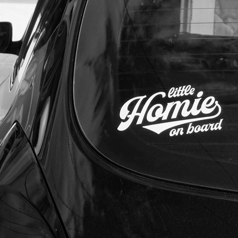 little homie baby on board decal