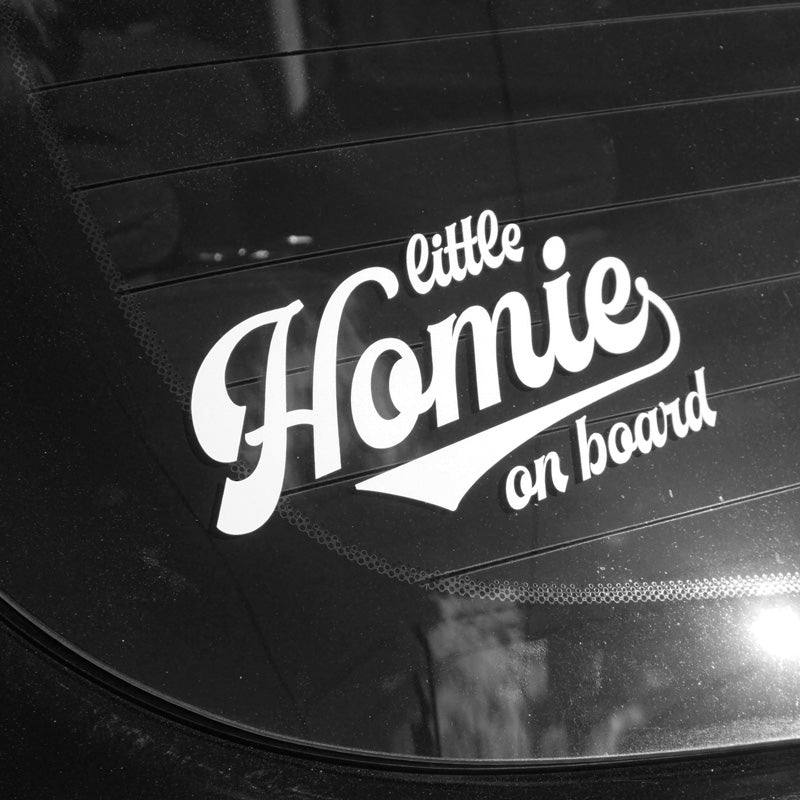 little homie baby on board decal