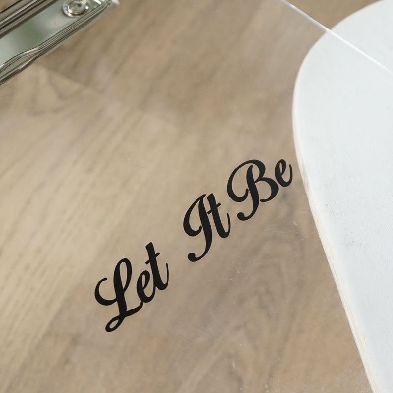 LET IT BE Decal Sticker