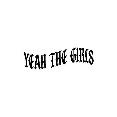 YEAH THE GIRLS Decal Sticker