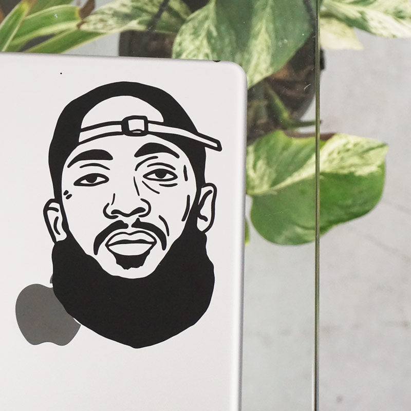 OLD SCHOOL NIPSEY FACE Decal Sticker