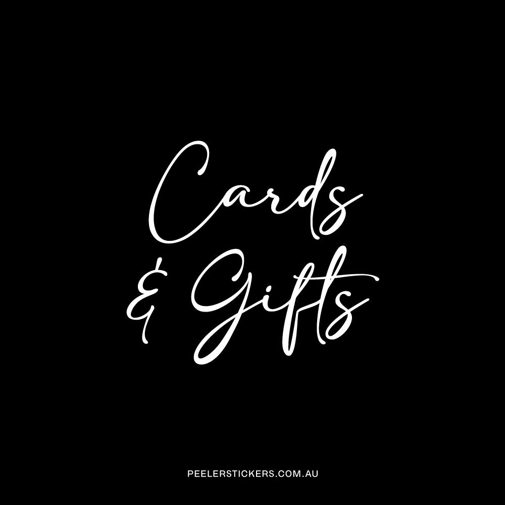 Cards & Gifts - Wedding Decal Only