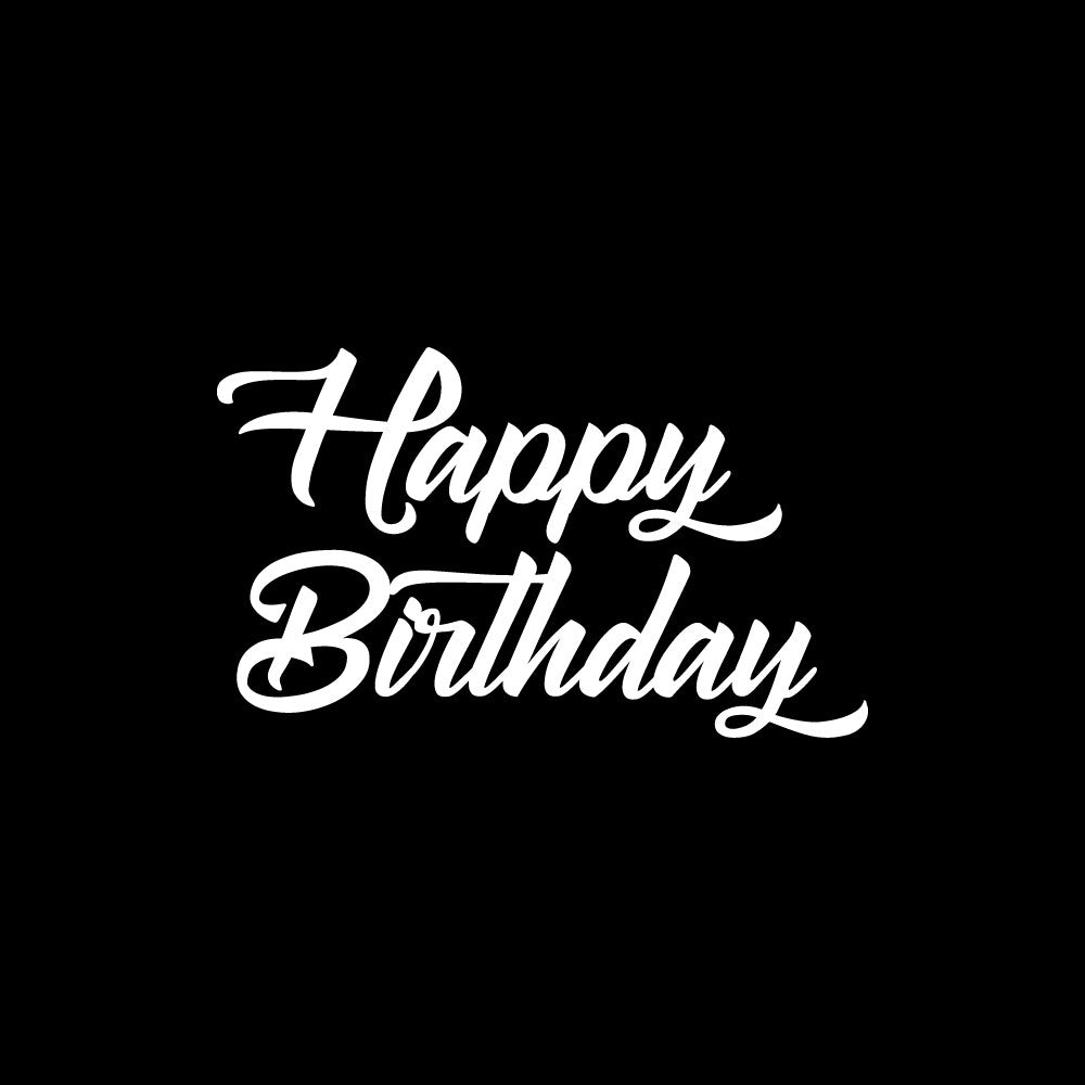 Happy Birthday Decal Sticker