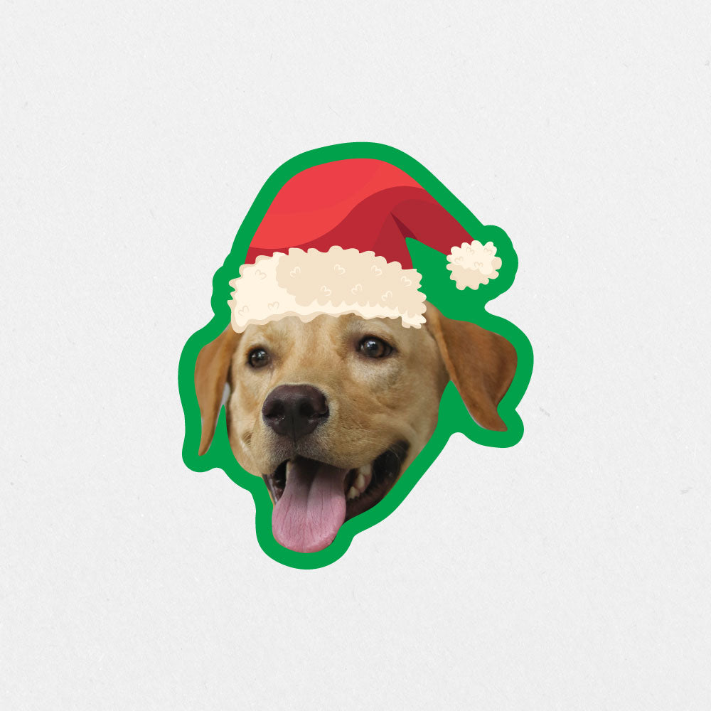 Custom Christmas Pet Sticker
