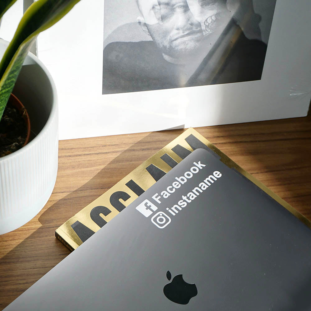 Personalised Social Media Sticker - Instagram or Facebook Username Decal