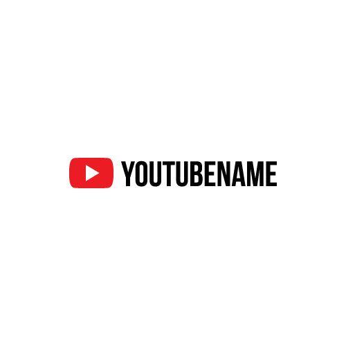 PERSONALISED YOUTUBE NAME Decal Sticker