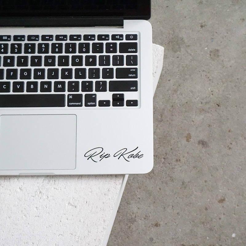 PERSONALISED Rip Name Text Decal Sticker