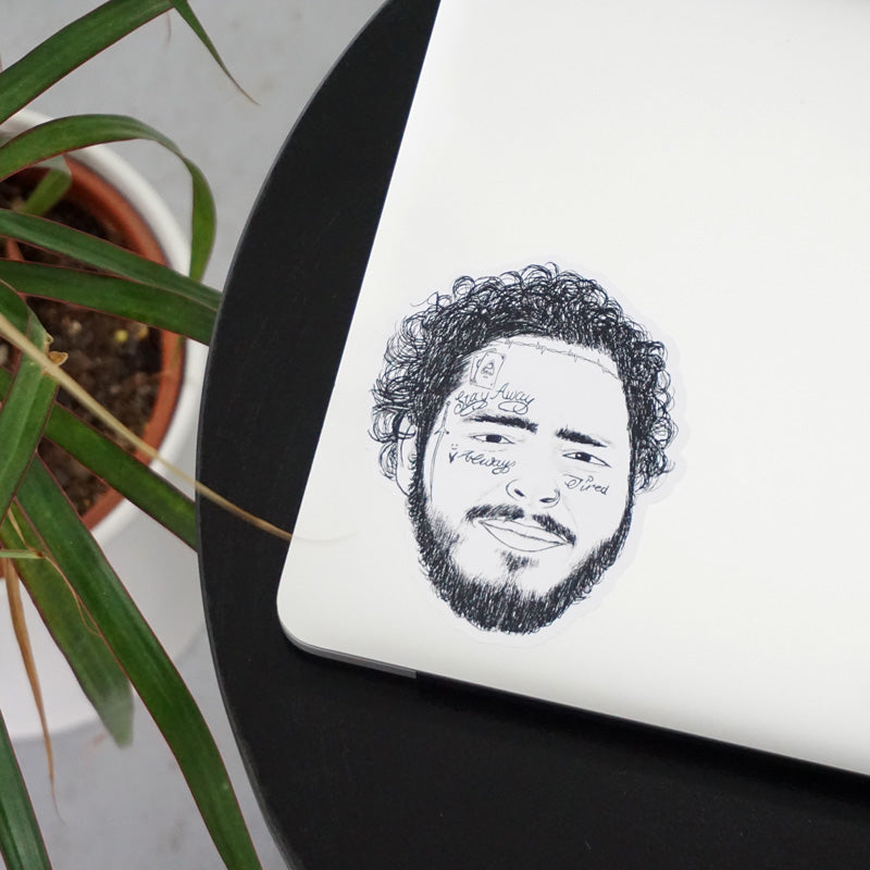 Post Malone Printed Sticker