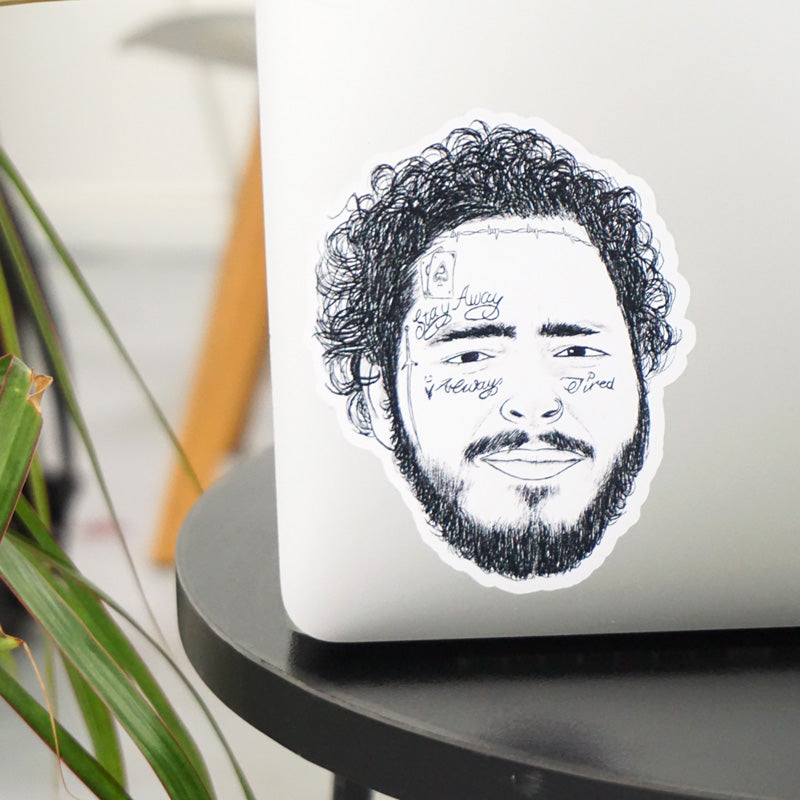 Post Malone Printed Sticker