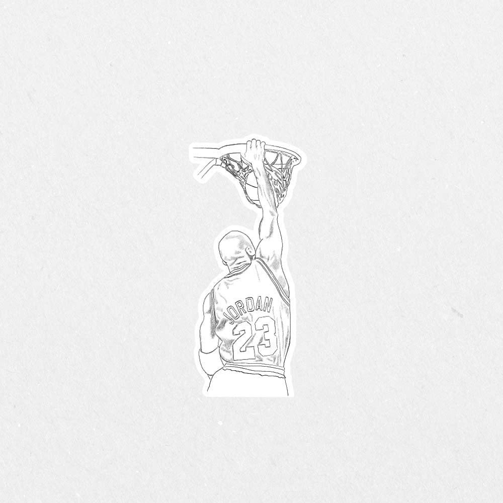 Jordan 23 Printed Sticker
