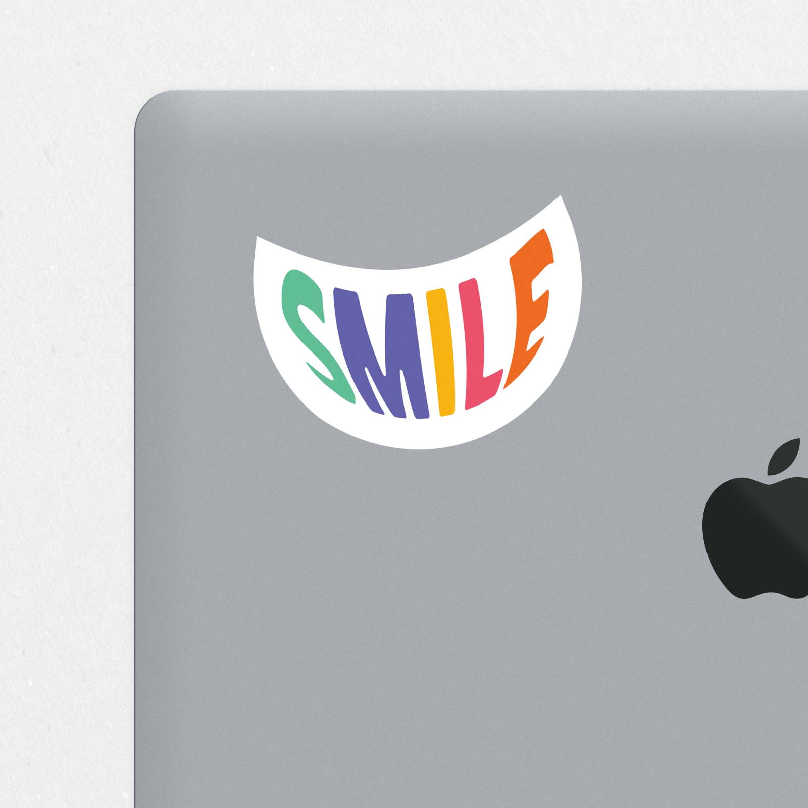 x2 Smile Printed Sticker
