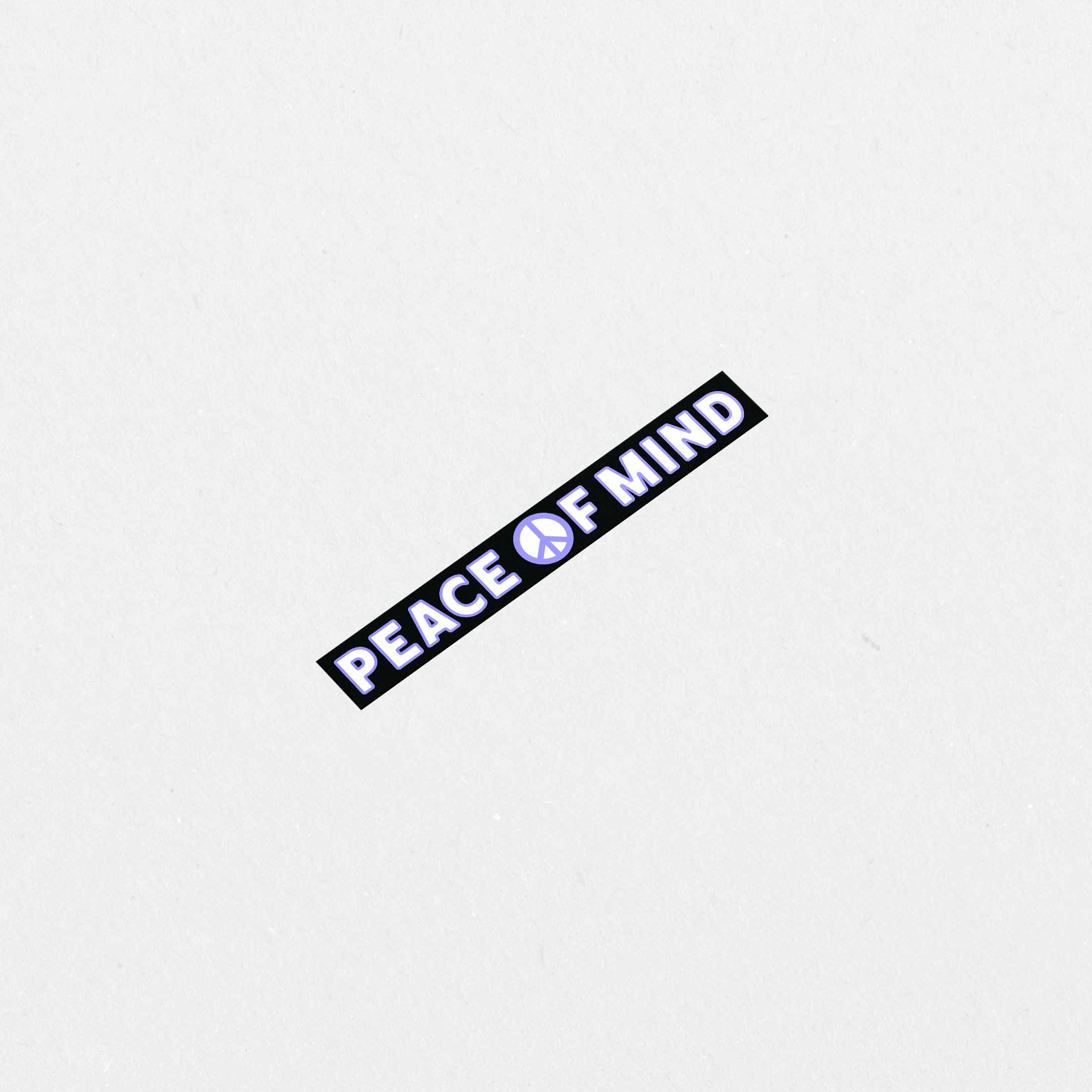 x2 Peace of Mind Printed Stickers