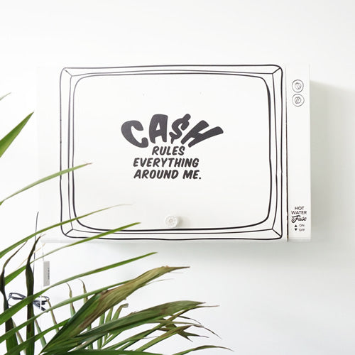 CASH RULES EVERYTHING Wall Decal Sticker