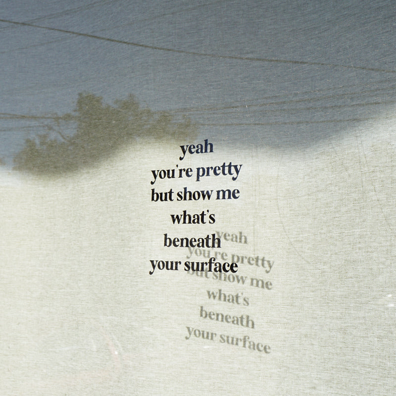 YEAH YOU'RE PRETTY BUT Wall Decal Sticker