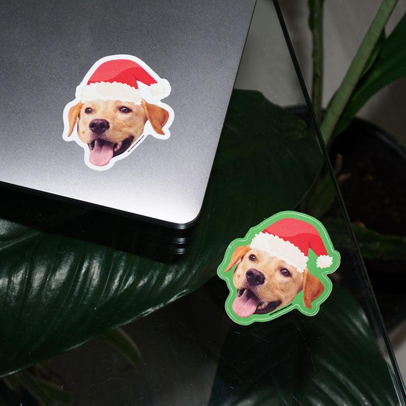 Custom Christmas Pet Sticker