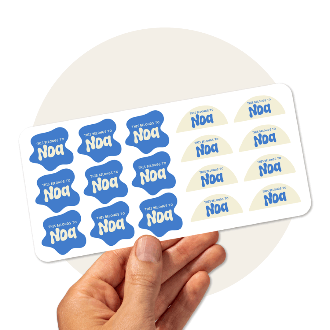 Daycare & Kindy Labels