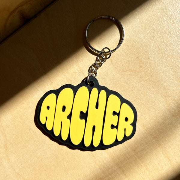 Custom Name Keychain | Personalised Kids Keyring