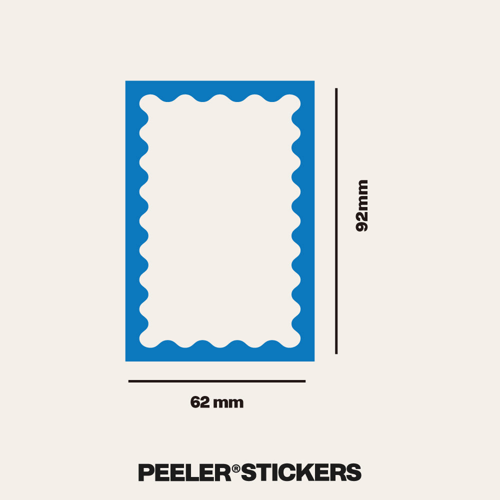 Magnetic Polaroid Frame – Wavy Fridge Photo Magnet