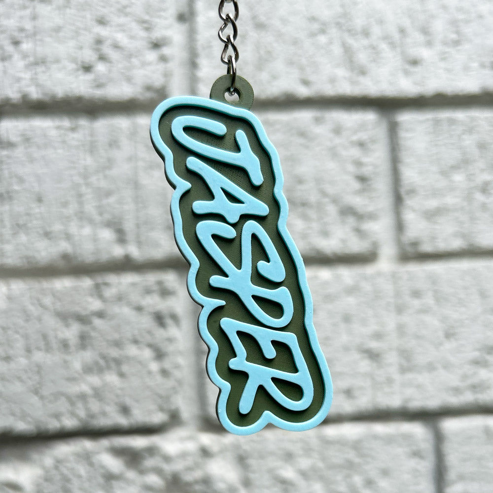Personalised Kids Name Keyring | Custom 3D Graffiti Keychain