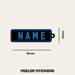 Personalised Car Plate Keychain – Custom Number Plate Keyring for Drivers & Car Lovers