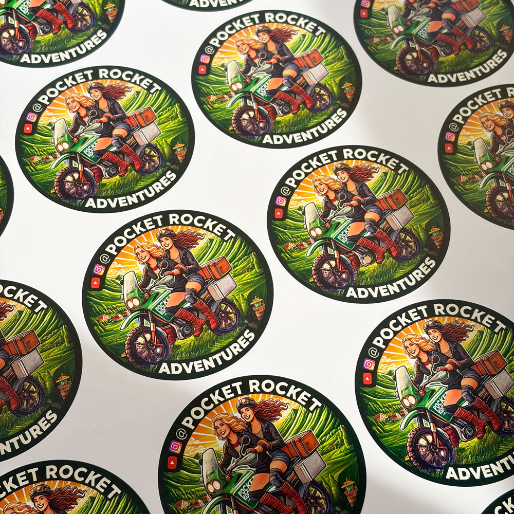 Custom Circle Die Cut Stickers