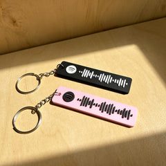 Personalised Spotify code keychain